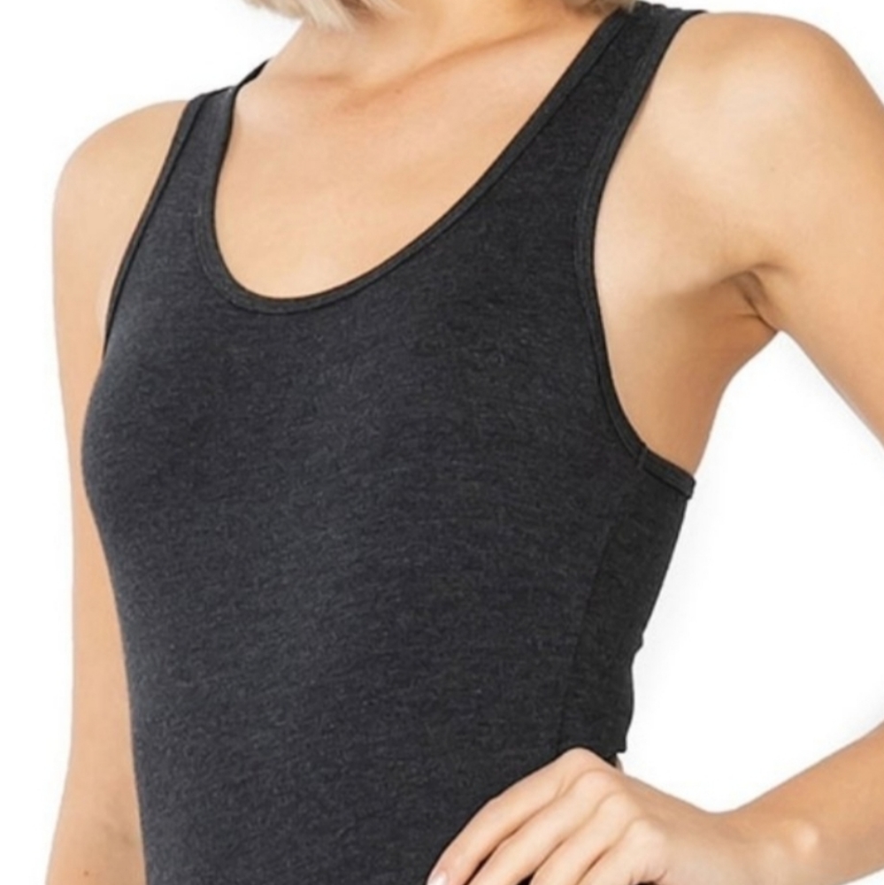 Seamless racerback bodysuit